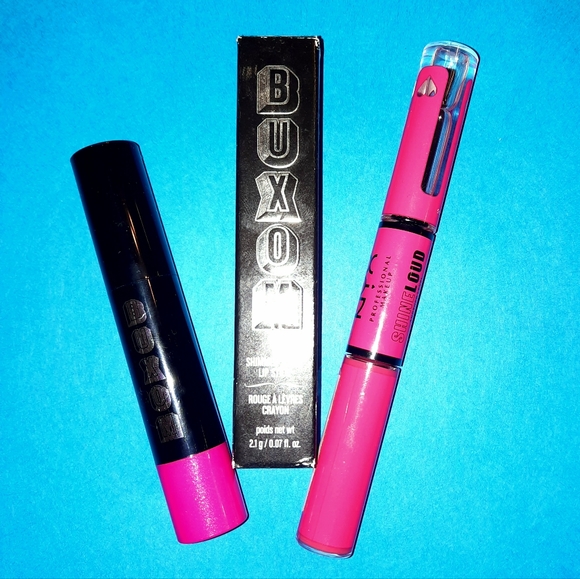 2pc Buxom VOLTAGE Shimer lip Stick 💋 & NYX Another Level Snine Loud - Picture 2 of 4